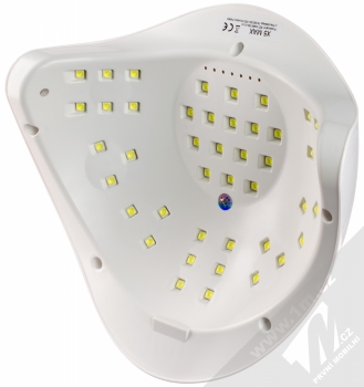 1Mcz Sun X5 Max UV lampa na nehty s 45 LED diodami a displejem 180W bílá (white) zezdola (LED diody)