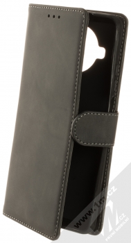 1Mcz Velvety Marten Book flipové pouzdro pro Xiaomi Mi 10T Lite 5G černá (black)