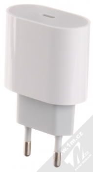 1Mcz Z4319 nabíječka do sítě s USB Type-C výstupem 20W a USB Type-C kabel s Apple Lightning konektorem bílá (white) nabíječka