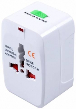 Travel Multi Adaptor white