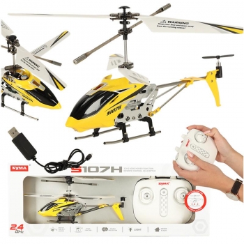 1Mcz S107H RC Helikoptéra 2.4GHz žlutá stříbrná (yellow silver)