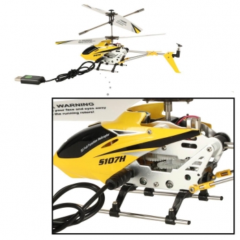 1Mcz S107H RC Helikoptéra 2.4GHz žlutá stříbrná (yellow silver)