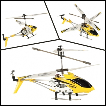 1Mcz S107H RC Helikoptéra 2.4GHz žlutá stříbrná (yellow silver)