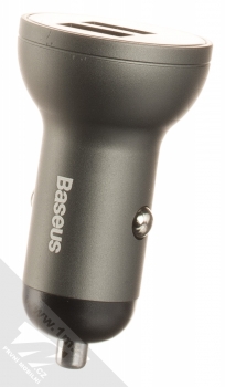 Baseus Dual Car Charger nabíječka do auta s 2x USB výstupy (CCBX-0G) šedá (grey)