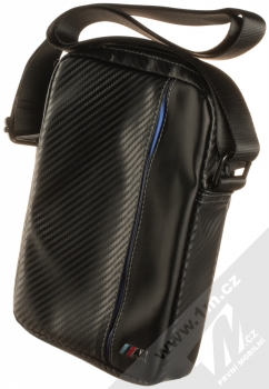 BMW M Carbon Vertical Tablet Book pouzdro brašna pro tablet do 8 palců (BMTB8CAPNBK) černá modrá (black blue)