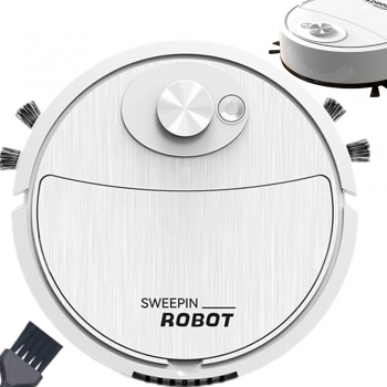 1Mcz SR8088 Robotický vysavač, úklidový zametací robot bílá (white)