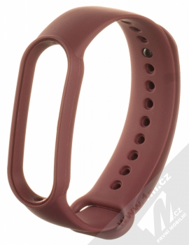 Devia Deluxe Sport Silikonový sportovní řemínek pro Xiaomi Mi Band 5, Mi Band 6, Mi Band 7 tmavě červená (dark red)