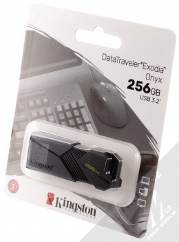 Kingston DataTraveler Exodia Onyx DTXON 256GB USB 3.2 Flash disk černá (black) krabička