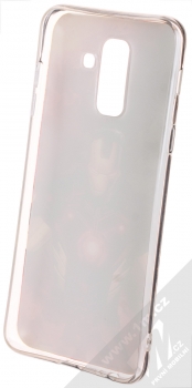 Marvel Iron Man 003 TPU ochranný silikonový kryt s motivem pro Samsung Galaxy A6 Plus (2018) oranžová (orange) zepředu