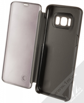 Vennus Clear View flipové pouzdro pro Samsung Galaxy S8 černá (black) otevřené