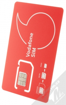 Vodafone SIM karta (kredit 200) Zlatá limitovaná edice 3GB zdarma karta