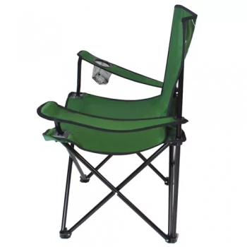 1Mcz Kempingová židle, skládací rybářské křeslo s nosností 100 kg zelená (green)