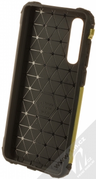 1Mcz Armor odolný ochranný kryt pro Huawei P30 zlatá černá (gold black) zepředu