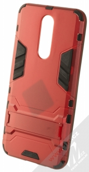 1Mcz Armor Prop odolný ochranný kryt se stojánkem pro Xiaomi Redmi 8, Redmi 8A červená (red)