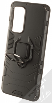 1Mcz Armor Ring odolný ochranný kryt s držákem na prst pro OnePlus 9 černá (black) držák