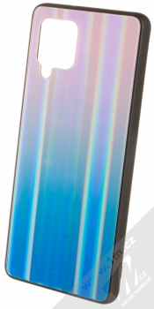 1Mcz Aurora Glass Cover ochranný kryt pro Samsung Galaxy A42 5G měnivě růžová modrá (iridescent pink blu