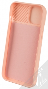 1Mcz CamShield Soft ochranný kryt pro Apple iPhone 14 lososově růžová (salmon pink) zepředu