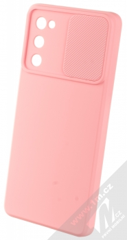 1Mcz CamShield Soft ochranný kryt pro Samsung Galaxy S20 FE, Galaxy S20 FE 5G světle růžová (light pink) otevřené