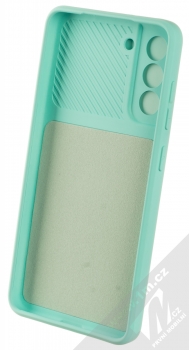 1Mcz CamShield Soft ochranný kryt pro Samsung Galaxy S21 FE mátově zelená (mint green) zepředu