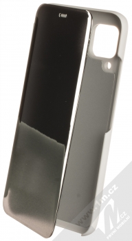 1Mcz Clear View flipové pouzdro pro Huawei P40 Lite stříbrná (silver)
