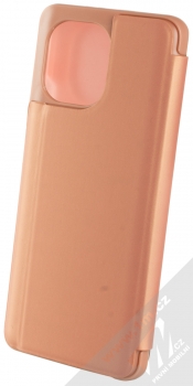 1Mcz Clear View flipové pouzdro pro Xiaomi Mi 11 růžová (pink) zezadu