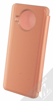 1Mcz Clear View flipové pouzdro pro Xiaomi Mi 10T Lite 5G růžová (pink) zezadu