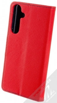 1Mcz Fancy Book flipové pouzdro pro Samsung Galaxy A35 červená modrá (red blue) zezadu