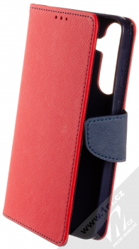 1Mcz Fancy Book flipové pouzdro pro Samsung Galaxy A35 červená modrá (red blue)