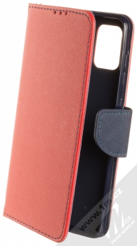 1Mcz Fancy Book flipové pouzdro pro Samsung Galaxy A31 červená modrá (red blue)