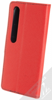 1Mcz Fancy Book flipové pouzdro pro Xiaomi Mi 10, Mi 10 Pro červená modrá (red blue) zezadu