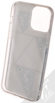 1Mcz Geometric Marble Cover ochranný kryt pro Apple iPhone 13 Pro Max šedá (grey) zepředu