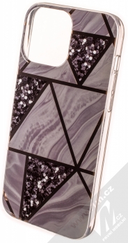 1Mcz Geometric Marble Cover ochranný kryt pro Apple iPhone 13 Pro Max šedá (grey)