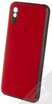 1Mcz Glass Cover ochranný kryt pro Xiaomi Redmi 9A, Redmi 9AT červená (red)