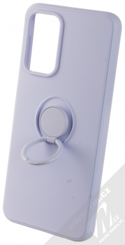 1Mcz Grip Ring ochranný kryt s držákem na prst pro Samsung Galaxy A23, Galaxy A23 5G šeříkově fialová (lilac) držák