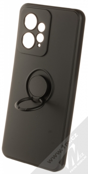 1Mcz Grip Ring Skinny ochranný kryt s držákem na prst pro Xiaomi Redmi Note 12 4G černá (black) držák