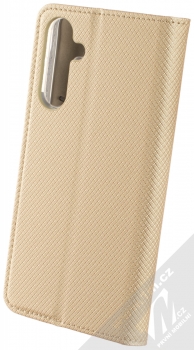 1Mcz Magnet Book flipové pouzdro pro Samsung Galaxy A25 5G zlatá (gold) zezadu