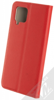 1Mcz Magnet Book flipové pouzdro pro Samsung Galaxy A42 5G červená (red) zezadu