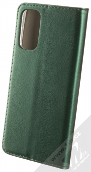 1Mcz Magnetic Book flipové pouzdro pro Samsung Galaxy M52 5G tmavě zelená (dark green) zezadu