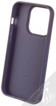 1Mcz Matt TPU ochranný silikonový kryt pro Apple iPhone 14 Pro tmavě modrá (dark blue) zepředu