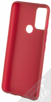 1Mcz Matt TPU ochranný silikonový kryt pro Motorola Moto G50 tmavě červená (dark red) zepředu