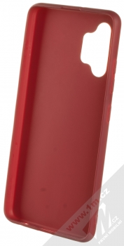 1Mcz Matt TPU ochranný silikonový kryt pro Samsung Galaxy A32 tmavě červená (dark red) zepředu