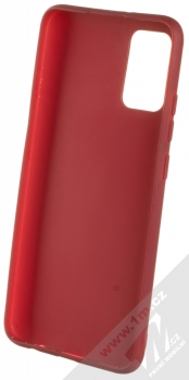 1Mcz Matt TPU ochranný kryt pro Samsung Galaxy A02s tmavě červená (dark red) zepředu