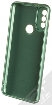 1Mcz Metallic TPU ochranný kryt pro Motorola Moto E20 zelená (green) zepředu