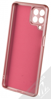 1Mcz Metallic TPU ochranný kryt pro Samsung Galaxy M53 5G růžová (pink) zepředu