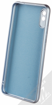 1Mcz Metallic TPU ochranný kryt pro Xiaomi Redmi 9A, Redmi 9AT modrá (blue) zepředu