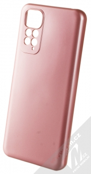 1Mcz Metallic TPU ochranný kryt pro Xiaomi Redmi Note 11 (Global version), Redmi Note 11S (Global version) růžová (pink)