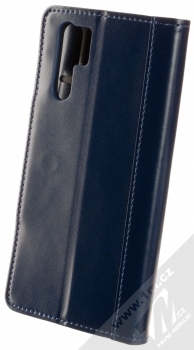 1Mcz Smooth Hoof Book flipové pouzdro pro Huawei P30 Pro námořnická modrá (navy blue) zezadu