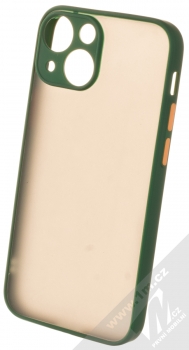 1Mcz Solid Bumper ochranný kryt pro Apple iPhone 13 mini tmavě zelená (dark green)