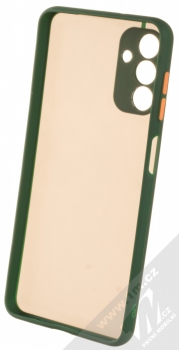 1Mcz Solid Bumper ochranný kryt pro Samsung Galaxy A04s, Galaxy A13 5G tmavě zelená (dark green) zepředu