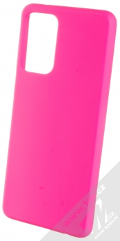 1Mcz Solid TPU ochranný kryt pro Samsung Galaxy A72, Galaxy A72 5G sytě růžová (hot pink)